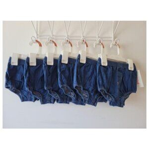 Two Cat & Jack Denim Bottoms/Diaper Cover 6-9MO NWT